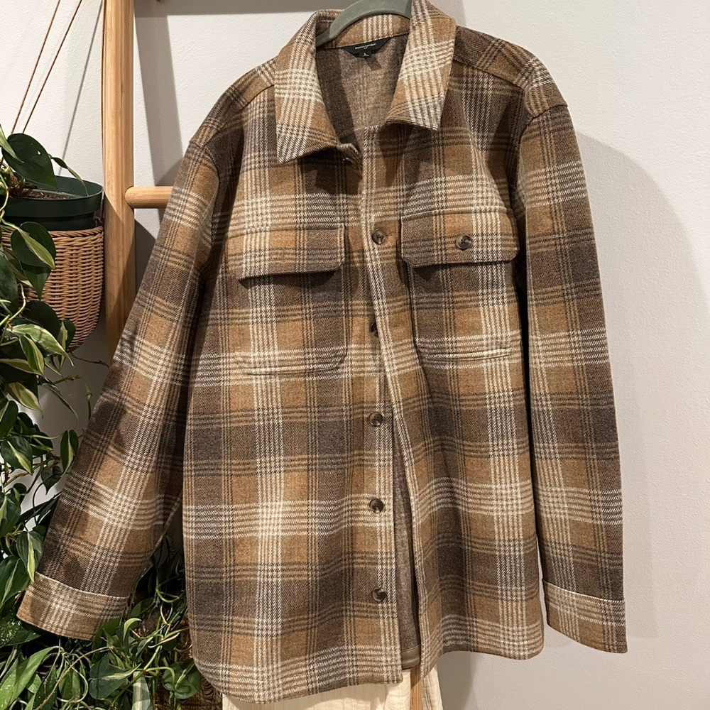 Banana Republic Heavy Flannel Shacket